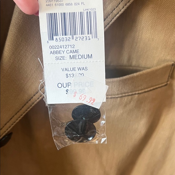 NWT Ralph Lauren Brown Utility Jacket with Black Accents - Picture 3 of 4